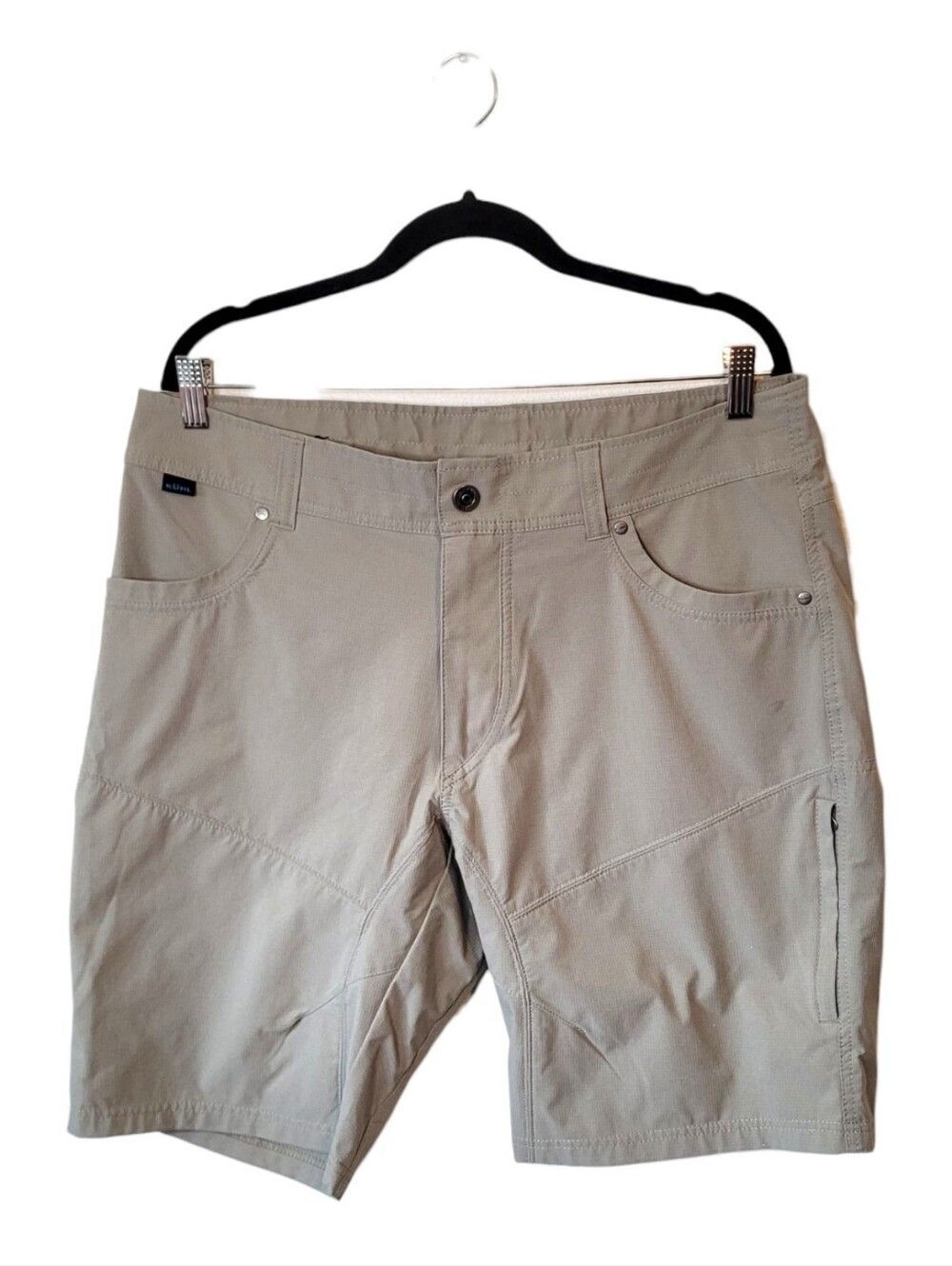 Kuhl Men's Casual Light Khaki Tech Shorts Size 36